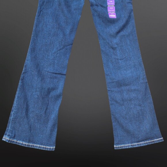 Y2K Deadstock Bootcut Jeans Rock & Roll Denim Size 27 Dark Wash Mid Rise - Picture 3 of 12